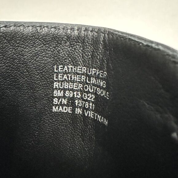 Tory Burch Benton Black Boots Leather Bootie Chelsea Designer Women's Size 5 - Picture 8 of 8